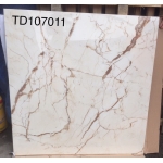 Gạch bóng kiếng 100x100 trắng vân đá nâu tự nhiên