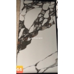 Gạch bóng kiếng 600x1200 đá marble trắng vân nâu đen