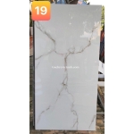 Gạch bóng kiếng 60x120 đá marble trắng có vân 