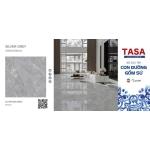 Gạch khổ lớn chính hãng 100x100 SILVER GREY hàng VN giá rẻ 
