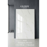GẠCH 120X180 STATUARIO MARBLE TRẮNG VÂN XÁM BÓNG KIẾNG ẤN ĐỘ