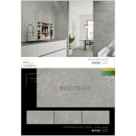 Gạch ốp lát 60x120 đá mờ sần màu xám đậm tinh tế đậm chất Châu Âu