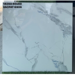 Gạch đá bóng kiếng granite 60x60 màu trắng vân xám tại Kiên Giang mã 6906