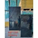 Gạch ốp lát mọi không gian quý phái 60x120 màu đen vân trắng bóng kiếng Ấn Độ 