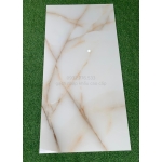 Gạch đá khổ lớn 800x1600 màu trắng vân cam hàng Ấn Độ tinh tế