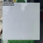 Gạch Hà Thanh 80x80 màu trắng sứ vân mờ giá rẻ
