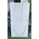 Gạch đá khổ lớn 80x160 màu trắng vân sọc xám chính hãng nhập khẩu