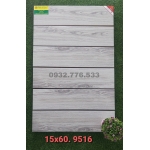 Gạch 15x60 vân gỗ màu xám mã 9516