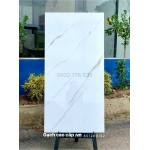 Gạch 60x120 đá bóng kiếng màu trắng khói 