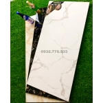 Gạch 60x120 đá marble màu trắng vân xám
