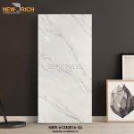 Gạch 60x120 màu trắng vân sọc xám