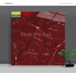 Gạch 60x60 màu đỏ đô sọc trắng mã 6616