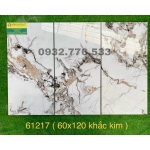 Gạch bóng kiếng 60x120 khắc kim sang trọng 61217