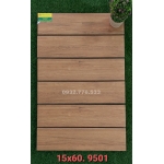 Gạch lát nền giả gỗ 15x60 sang chảnh siêu xinh mã 9501