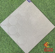 Gạch 40x40 đá xám lát sân vườn hoa văn lục giác