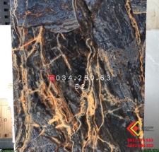 Gạch bóng kiếng 600x1200 cao cấp đá marble đen xanh có vân