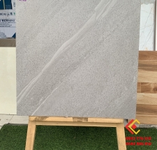 Gạch mờ đồng chất 60x60 xám vân đá sọc