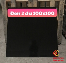 ĐÁ BÓNG KIẾNG 100X100 TRUNG QUỐC ĐEN 2 DA