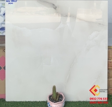 Gạch bóng kiếng vi tinh 80x80 đá marble trắng