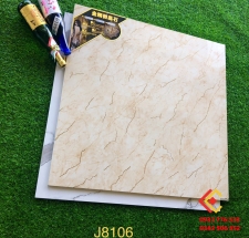 Gạch bóng kiếng 80x80 nhập khẩu Trung Quốc nâu sáng có khắc kim