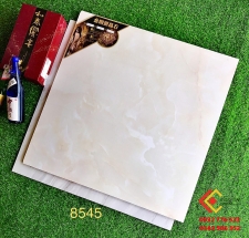 Gạch bóng kiếng 80x80 vân mây nâu