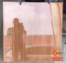 Gạch vân gỗ 80x80 hàng khắc kim nhập khẩu