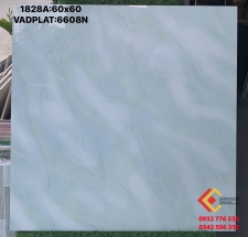 Gạch 60x60 đá bóng kiếng màu xanh ngọc chính hãng tại của hàng mã 6608N