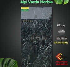 Gạch ốp lát biệt thự khổ lớn 80x160 Apodio Alpi Verde Marble tại quận 2