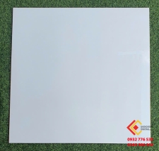 Gạch ốp lát phòng khách 80x80 màu trắng trơn hàng đẹp giá rẻ
