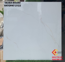 Top mẫu gạch 80x80 màu trắng đá bóng kiếng mã 2122 hot nhất năm 2023