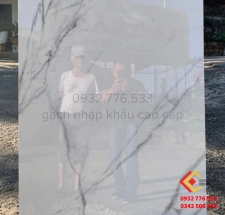 Gạch Ấn Độ 80x160 màu trắng vân xám khói giá ưu đãi tại TPHCM