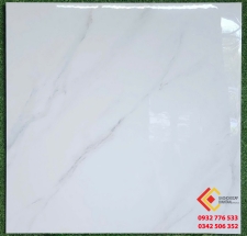 Gạch lát nền 120x120 đá bóng kiếng màu trắng giá rẻ tại gạch cao cấp