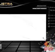 Gạch đá 80x160 màu trắng vân mây hàng luxury tại Bình Dương