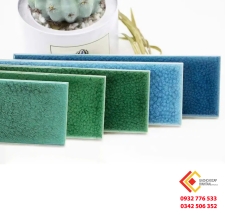 Combo 5 màu gạch trang trí màu khác nhau 60x200 Trung Quốc đá bóng