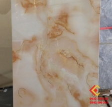 Gạch ốp lát chính hãng vân cam 60x120 bóng kiếng đá ganite mã 12666