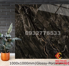Gạch 100x100 màu nâu đen sang chảnh 1052