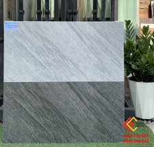 Gạch 40x80 đá mờ sọc đậm ốp tường phong cách
