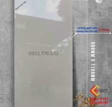 Gạch 598x1198 màu chì bóng kiếng xương siêu mỏng hàng cao cấp