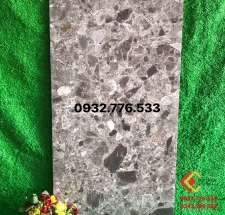 Gạch 60x120 đá mờ vân xám đen