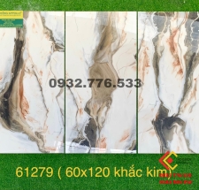 Gạch 60x120 hàng khắc kim sang chảnh