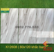 Gạch 60x120 khắc bạc bóng kiếng Trung Quốc