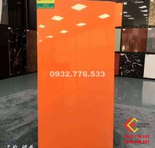 Gạch 60x120 màu cam sáng bóng