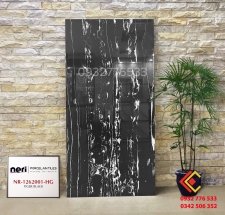 Gạch 60x120 màu đen sọc trắng nhập khẩu Ấn Độ