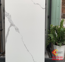 Gạch 60x120 màu trắng vân mây