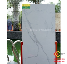 Gạch 60x120 màu trắng vân sọc trắng