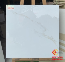 Gạch 60x60 đá bóng kiếng vân mây màu trắng