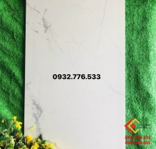 Gạch 75x150 màu trắng vân xám nhẹ hàng cao tấp tại Bình Dương