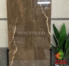 Gạch 80x160 màu nâu vân trắng bóng kiếng lát nền hàng Nhập Khẩu Ấn Độ