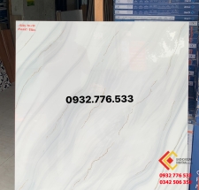 Gạch 80x80 đá bóng kiếng màu trắng xanh