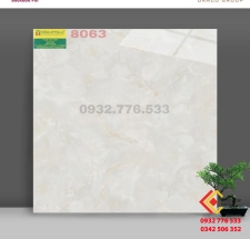 Gạch 80x80 đá bóng kiếng toàn phần ốp nền nhà mã 8063
